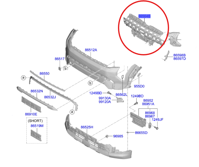 Braket 86535EV000