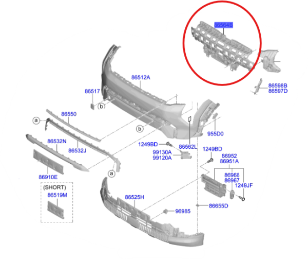 Braket 86535EV000