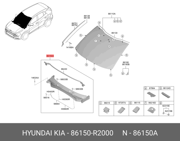 ON CAM ALT PANJURU SOL 86150R2000