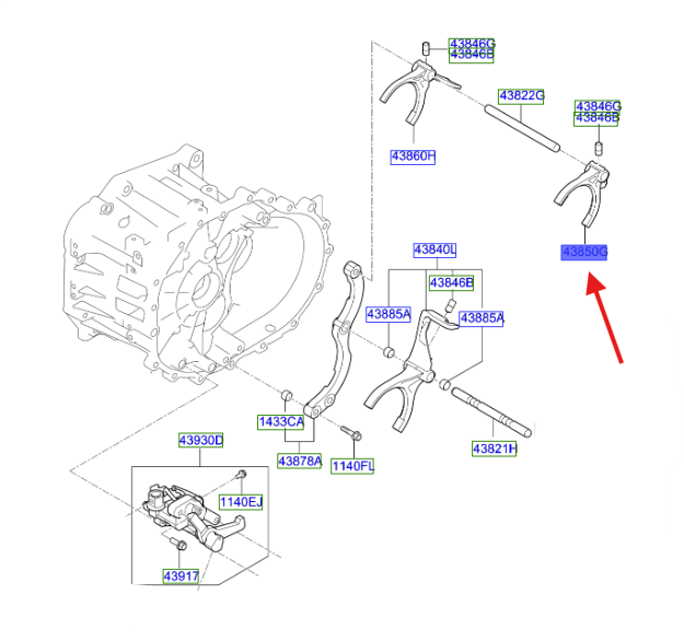 CATAL-SHIFT(3&7) 438502D000