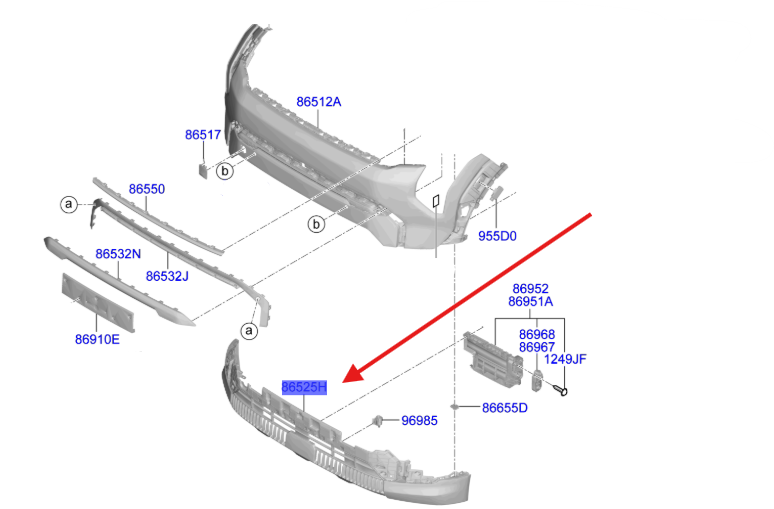 ON TAMPON ALT BAKALITI 86560EV000BKL