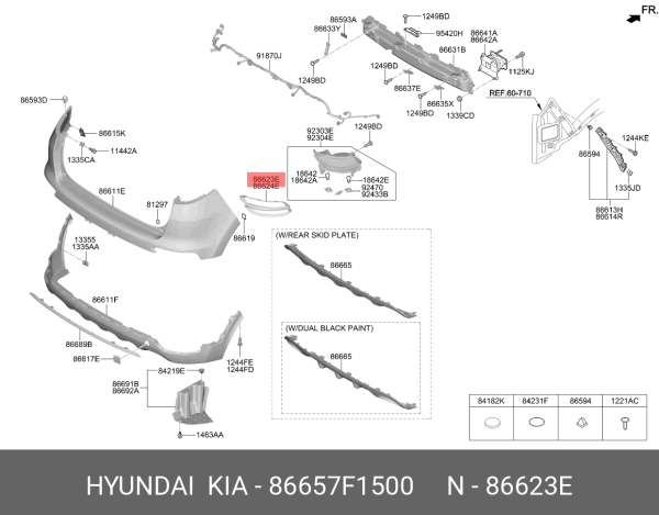 Arka Sıs Far Bakalıtı Sol 86657F1500