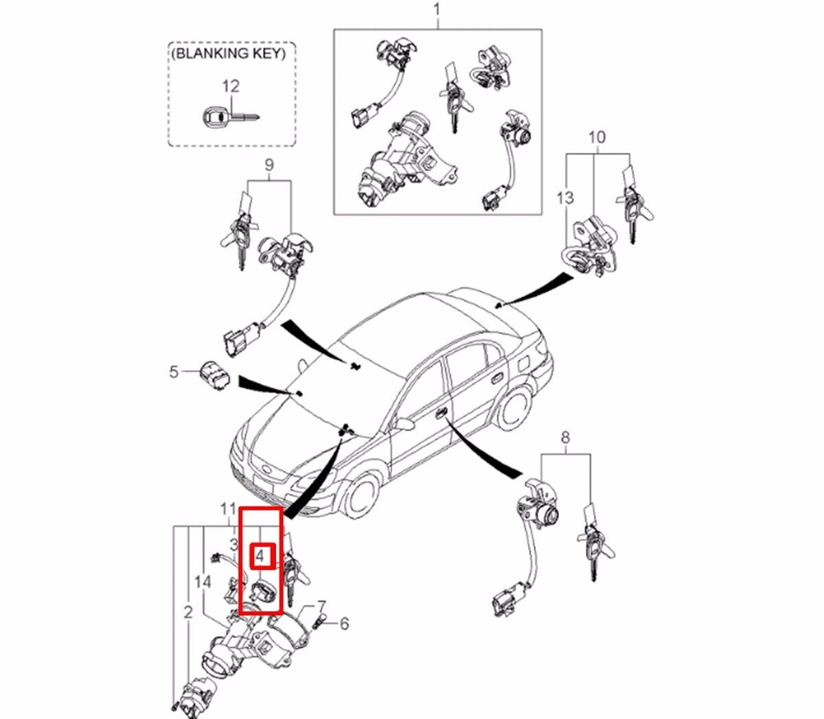 IMMOBILIZER ANTENI 954401G000