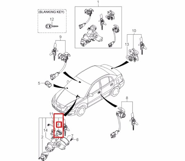Immobılızer Antenı 954401G000
