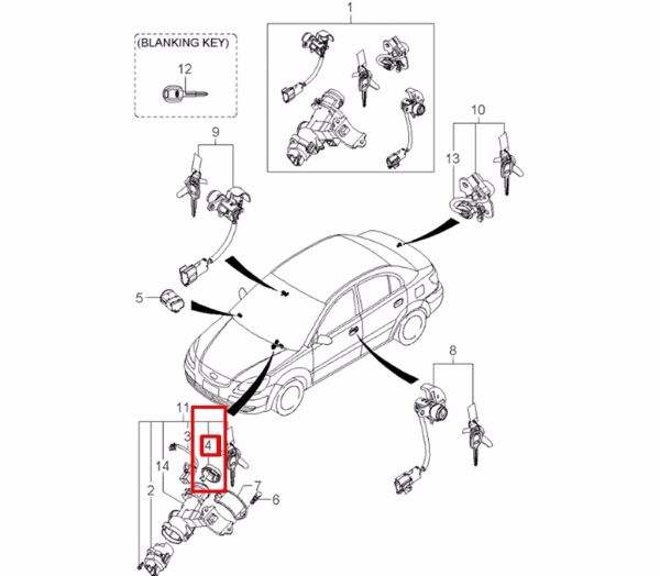 Immobılızer Antenı 954401G000