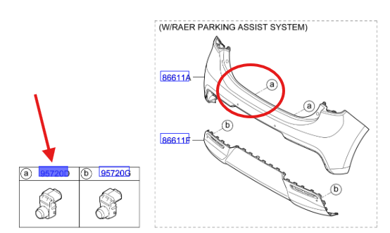 ULTRASONIK SENSOR 99310H8500SPB