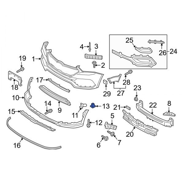 ON TAMPON KOSE BRAKETI 866253S000