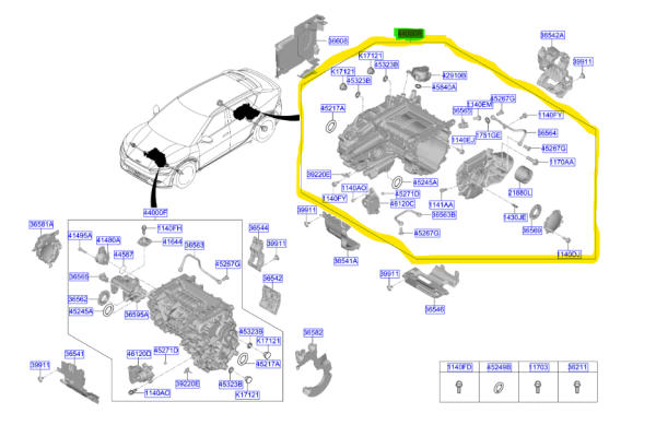 ARKA MOTOR KOMPLE 4400018FD3