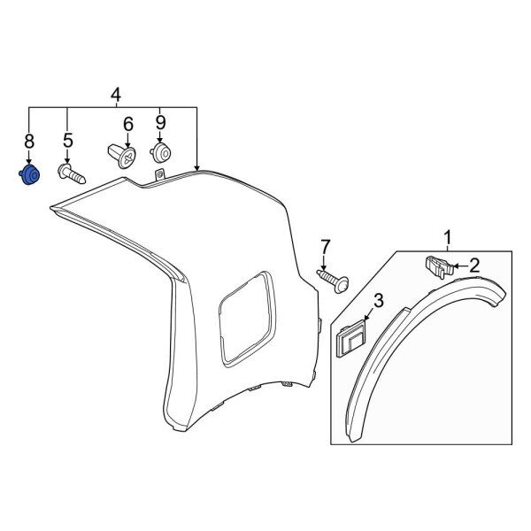 KAPI DOSEME KOPCASI 82315M5000