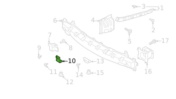 ARKA BRAKET 86637P2000