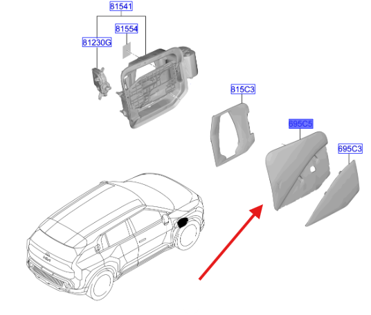 SARJ KAPAGI 695C1EV000