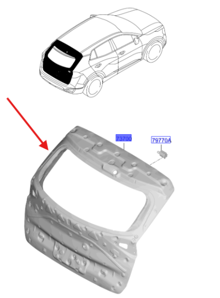 ARKA BAGAJ 72800R2000
