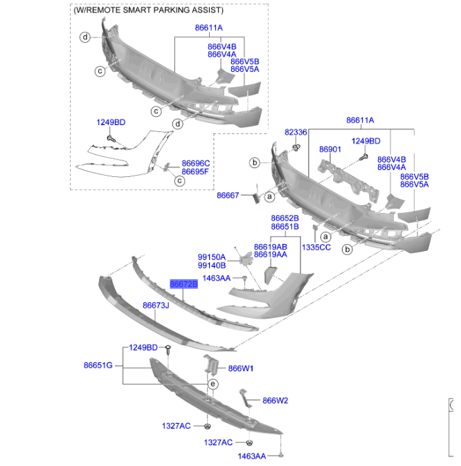 ALT KORUMA CITA 86672CV500BKL