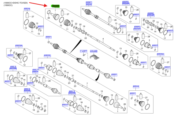 AKS MILI-KOMPLE SAG 49501G4150