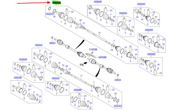 AKS MILI KMP.SAG 49501H8000