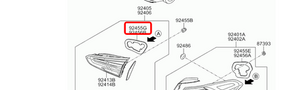 Pad-Arka Lamba-Sag 92453A7610
