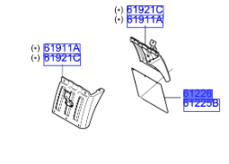 ARKA TEKER PACALIGI SAG 612264E001