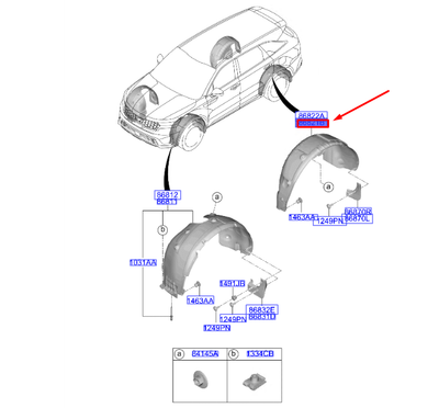 ARKA TOZLUK SOL 86821P2000