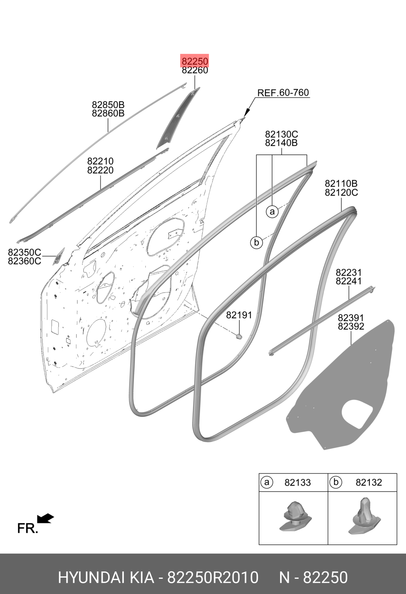 SOL KAPI CERCEVE 82250R2010