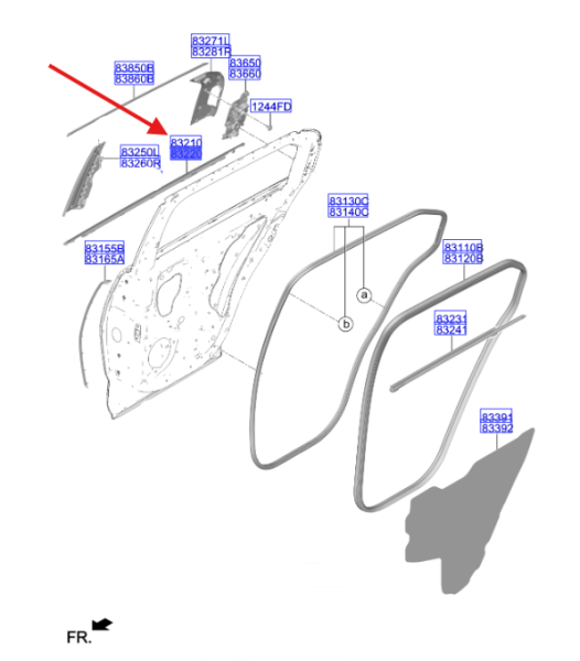 Arka Kapı Cıta-Sag 83220EV000