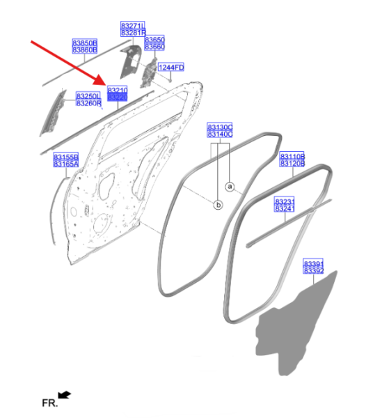 Arka Kapı Cıta-Sag 83220EV000