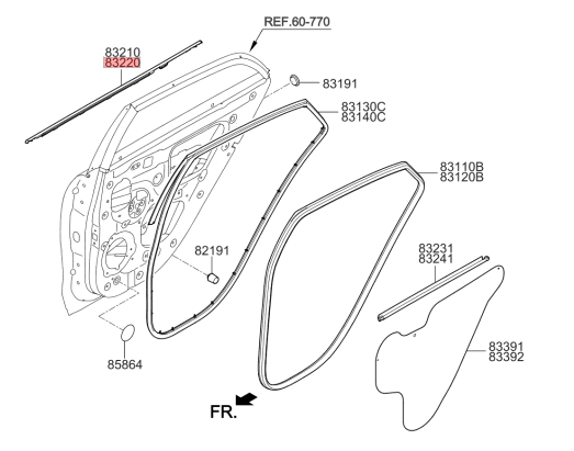 ARKA KAPI CAM CITASI DIS SAG 83220H8000