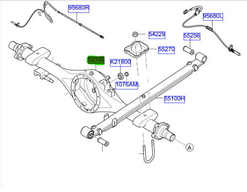 Arka Aks Kovanı 521004E105