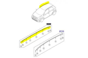 Tavan Oluk Cıtası Sag 87240G6000