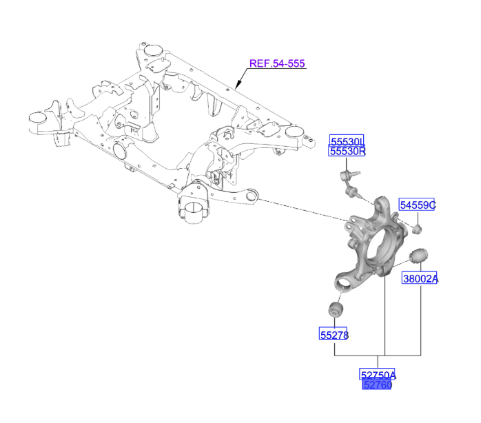 ARKA AKS TASIYICISI SAG 52711GI000