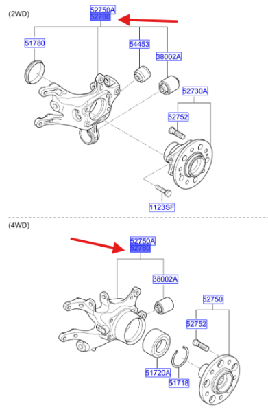 YEDEK LASTIK TASIYICISI SAG 527203U900
