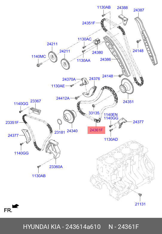 ZAMANLAMA ZINCIRI 243614A610
