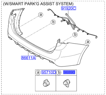 Bws Sensoru S.P.A.S 96890A2000WD