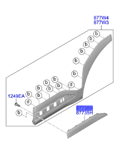 ARKA KAPI DIS BAKALITI SAG 87736EV000
