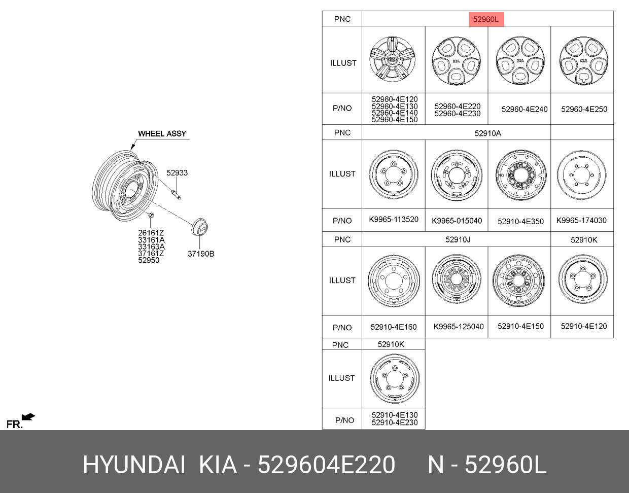 Jant Kapagı Arka 529604E220