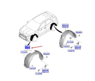 ON CAMURLUK IC DAVL. SOL 86811AO000