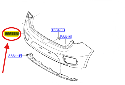 Arka Tampon Pvc 86610A2720