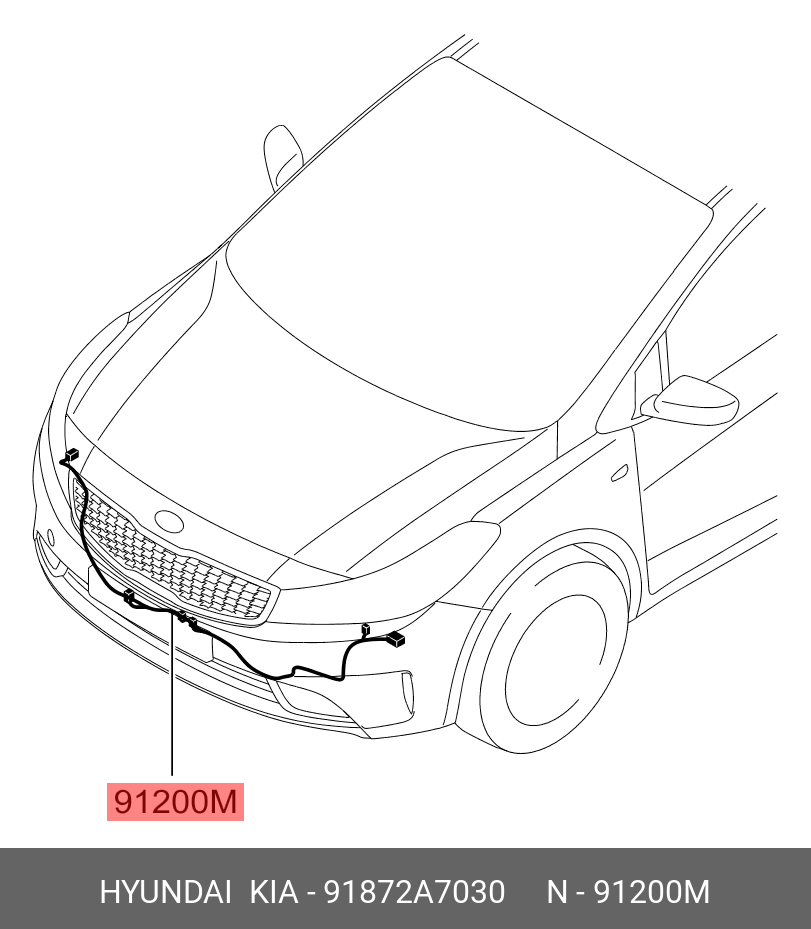 Kablo Demetı 91872A7030