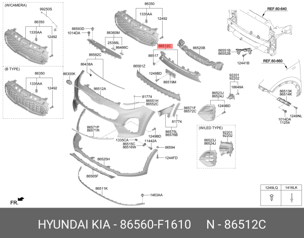 IZGARA ON TAMPON 86560F1610