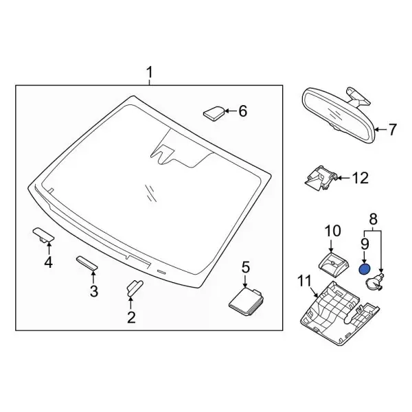 PAD-RAIN SENSOR SILICON 96001A2000