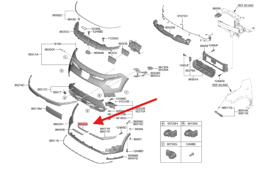 ON TAMPON KALIBI 86569AO010CAD