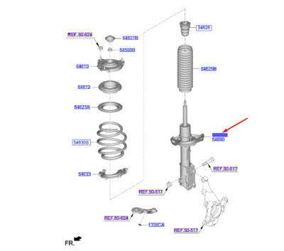 On Amortısor Sol 54651J7XA0
