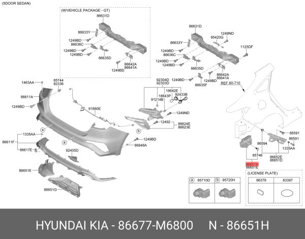 Yeni Cerato Arka Çamurluk Havalandırma 86677M6800