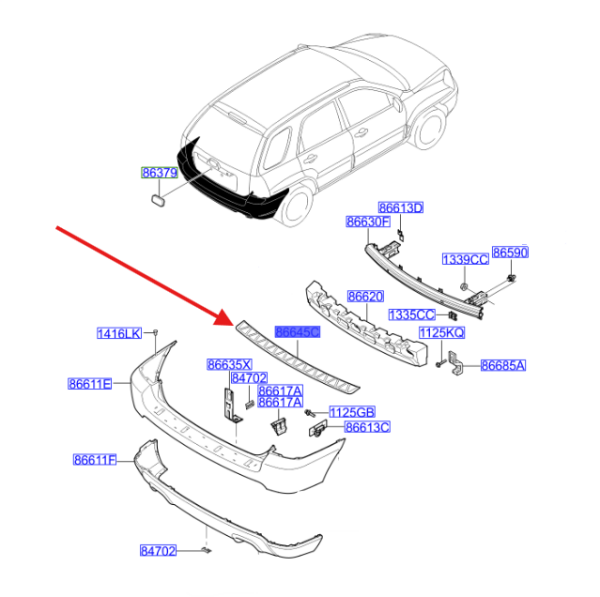 ARKA TAMPON UST BAS. SL 866450Z000