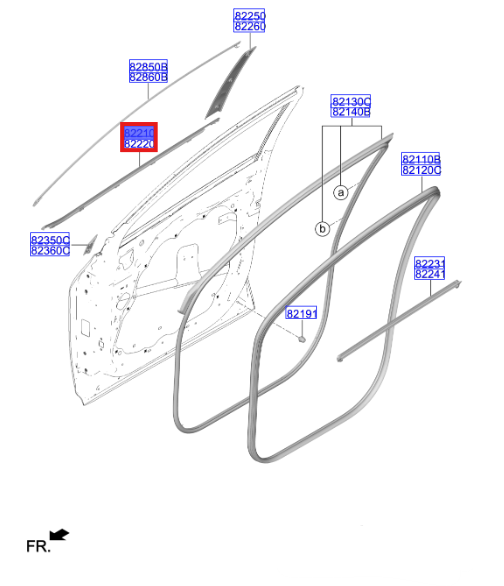 On Kapı Cıtası Sol 82210P1100