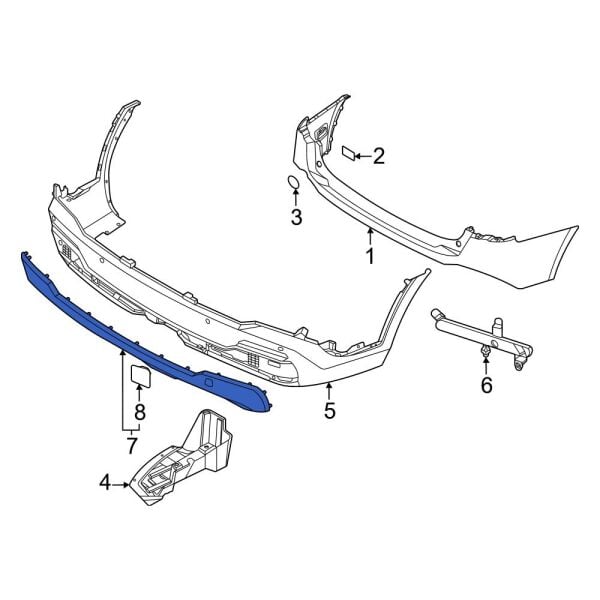 Arka Tampon Alt 86670P2600