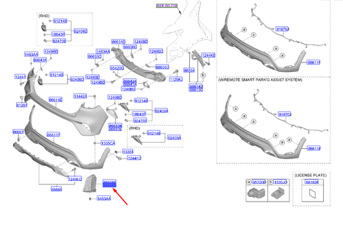 ARKA TAMPON SAĞ 86696J7CA0
