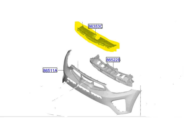On Panjur Ust Sacı 86391H8AA0