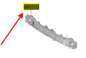 Arka Tampon Ic Sacı 86631EV600
