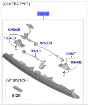 ARKA BAGAJ USTU LAMBA 92409M6700