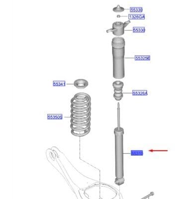 Amortısor Arka 55307AO200